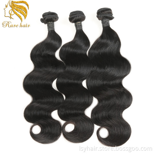 African Human Hair Extensions Miss Hair Rola, Virgin Peruvian Body Wave Bundle Weave Hair Sew In Weave For Sale
